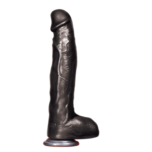 Big Black Cock Ice Pick 13" - schwarzer Dildo