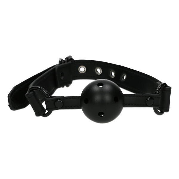 Fetish Submissive - Ballknebel atmungsaktiv Schwarz