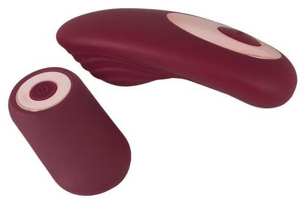 Magic Shiver Panty Vibe Auflegevibrator mit Fernbedienung Rot