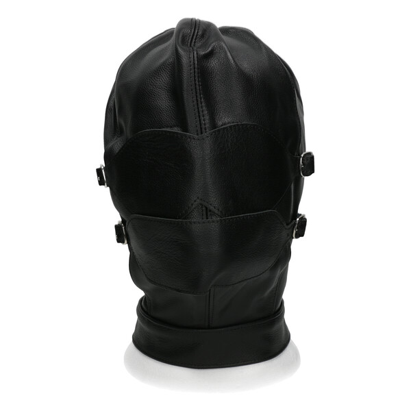 Kopfmaske aus Leder  mit Mundknebel