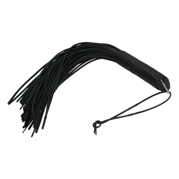 Deluxe Feste Lederpeitsche / Flogger 72 Riemen