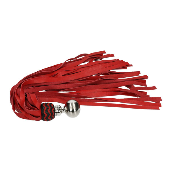 Flogger mit Kugelgriff 38 Riemen