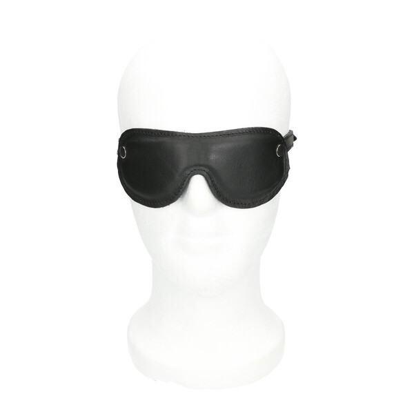 Leder Augenmaske mit weichem Polster