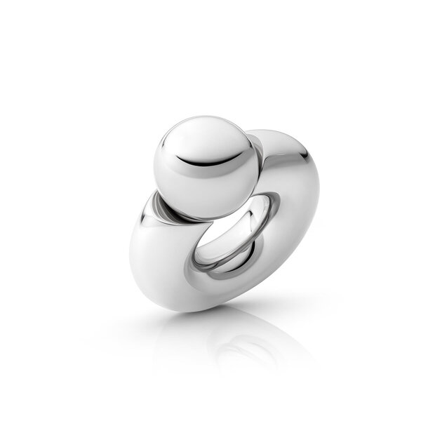 Massiver Cockring aus Edelstahl, mit Kugel, Ø 22 bis 45 mm