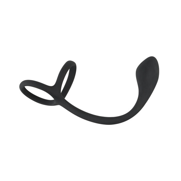 Analplug mit Penis- und Hodenschlaufe