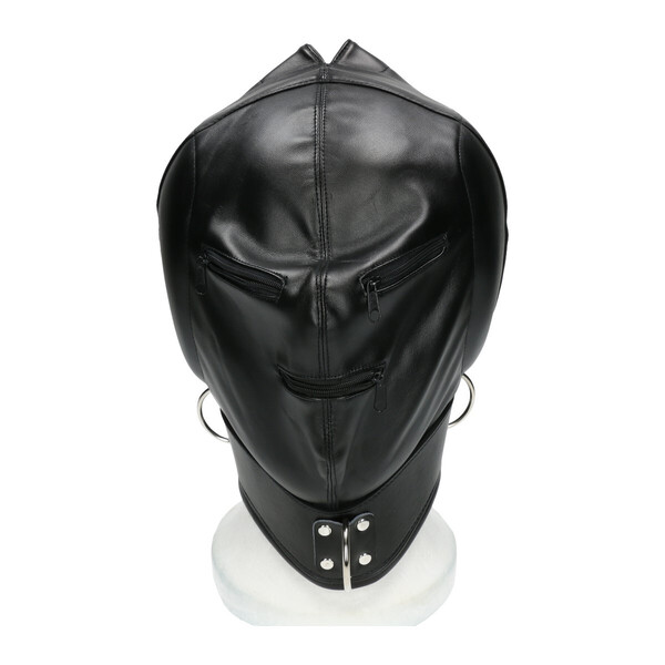 Isolationsmaske mit Halsband Schwarz