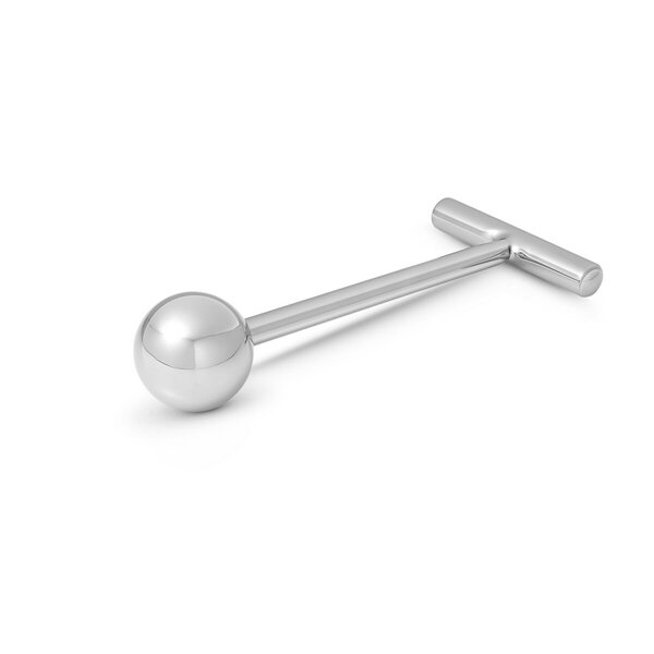 Massiver lustvoller Anal Plug aus Edelstahl, mit Handgriff, mit Kugel in verschiedene Durchmessern