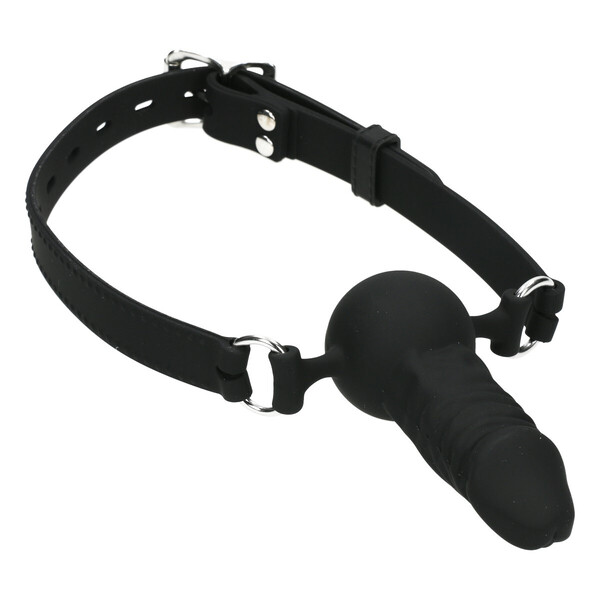 Silikon-Knebel mit Dildo