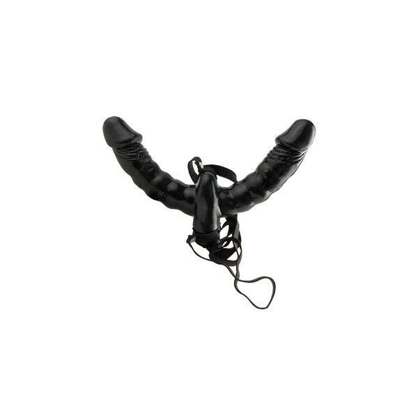 Double Delight Strap-On Vibrator