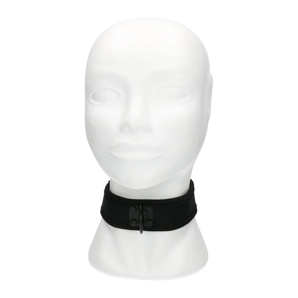 Halsband aus Neoprene leicht gepolstert - schwarz