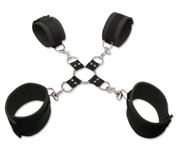 Extreme Hogtie Fessel-Set Fetish Fantasy Series Schwarz