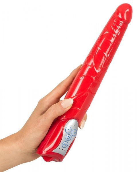 Red Push Vibrator mit 5-Stufen-Stoßfunktion