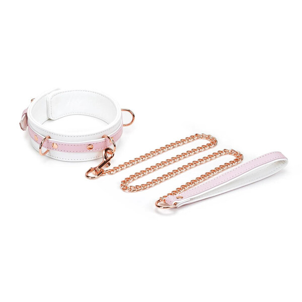 Liebe Seele Japan - Fairy Halsband mit Führungsleine Light Rosé