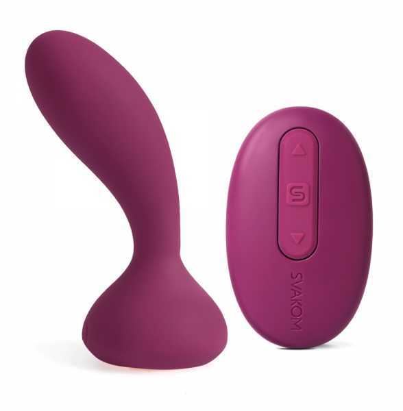 Analplug Vibrator Svakom Julie Lila