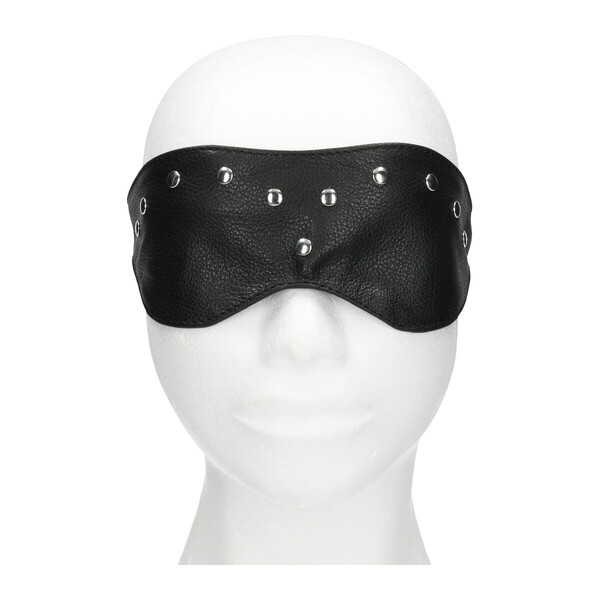 Leder Maske verziert mit Nieten