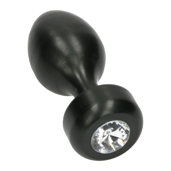 Analplug aus Aluminium mit Kristall