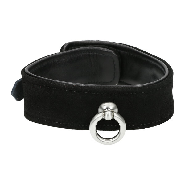 Leder Halsband mit Ring der O