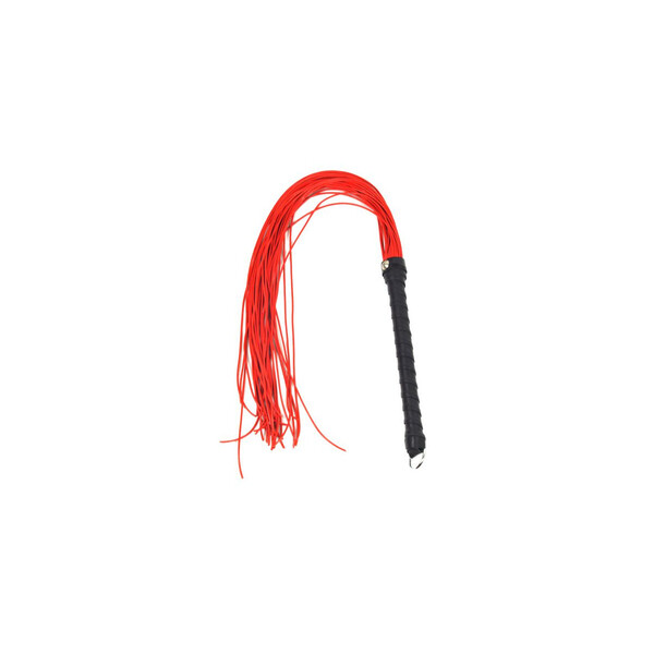 Flogger aus Leder rot