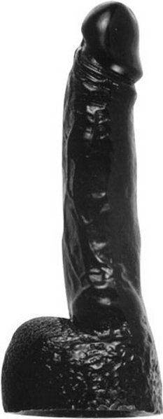 Schwarzer Analdildo Wilhelm 22x4,5cm