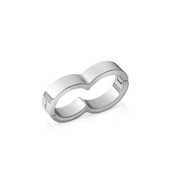 Doppelter Cockring aus Edelstahl, Ø 29 und 34 mm