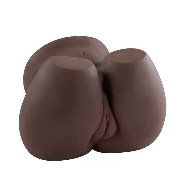 Mantou Hip Braun Schwarz Realistische Masturbator, 5 kg 1:1 Größe