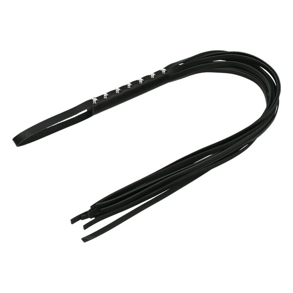 Lederpeitsche/ Flogger mit 12 Strängen