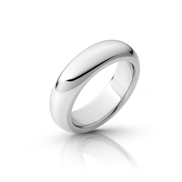 Abgerundeter Cockring aus Edelstahl, Ø 35 bis 55 mm