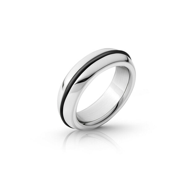Besonderer Cockring mit Silikoneinsatz, aus Edelstahl, Ø 35 bis 55 mm