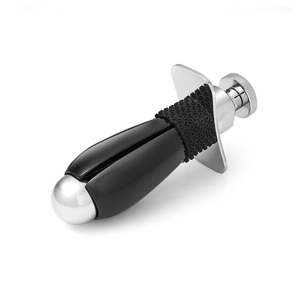 Reizvoller Analplug aus Aluminium abschließbar mit Vorhängeschloss