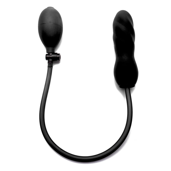 Ouch Inflatable Silicone Twist - Black