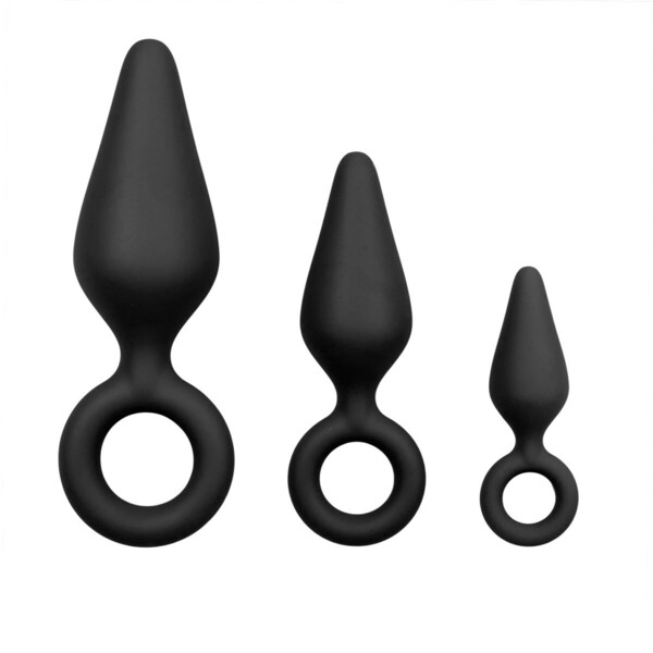 Analplug-Trainingsset aus Silikon