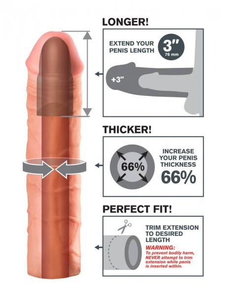 Mega 3"" Extension Ø 5 cm