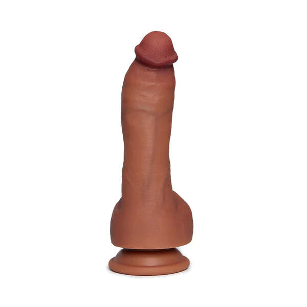 Realistischer Dildo mit pralle Hoden 3,5 cm