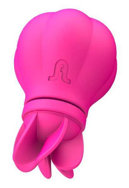 Auflegevibrator Caress mit 5 Aufsätzen und 2 Motoren Adrien Lastic Pink