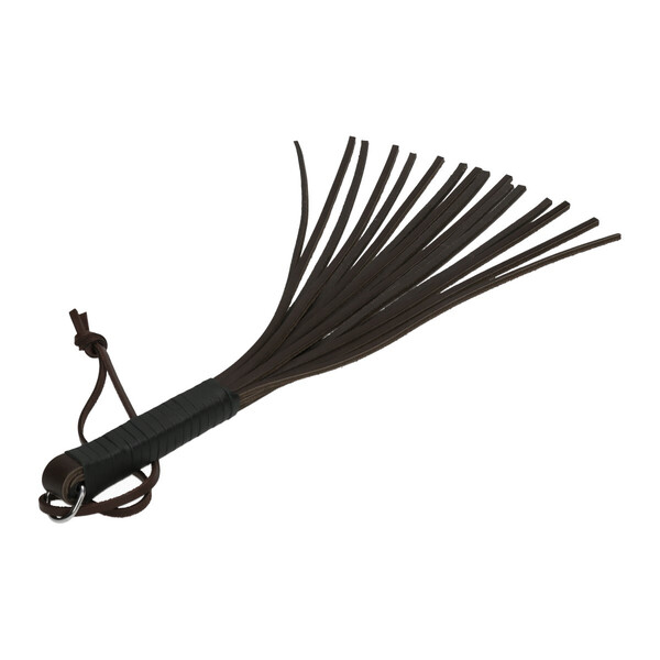 Flogger aus Leder - Dark Brown