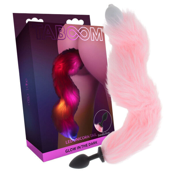 Unicorn Tail - leuchtender Buttplug